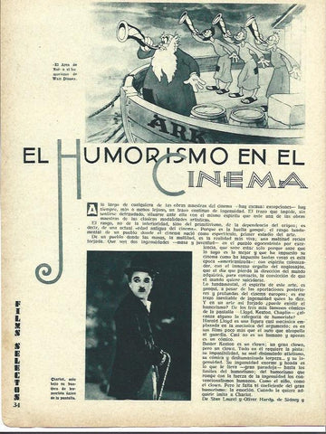 LAMINA 34118: El arca de Noe de Disney y Charlot