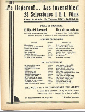 LAMINA 34132: Producciones de IBI Films