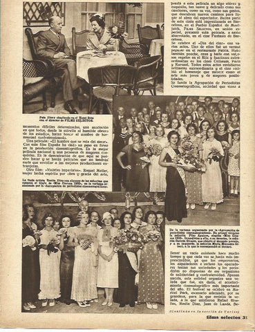 LAMINA 34156: Rosita Diaz en la eleccion de Miss Cinema 1933
