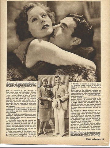 LAMINA 34148: Escena de El demonio y la carne con Greta Garbo