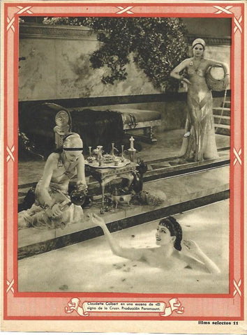 LAMINA 34146: Claudette Colbert en El signo de la Cruz