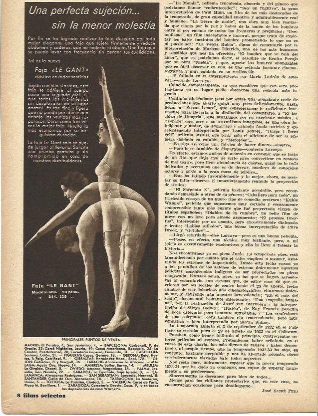 LAMINA 34144: Publicidad de faja Le Gant