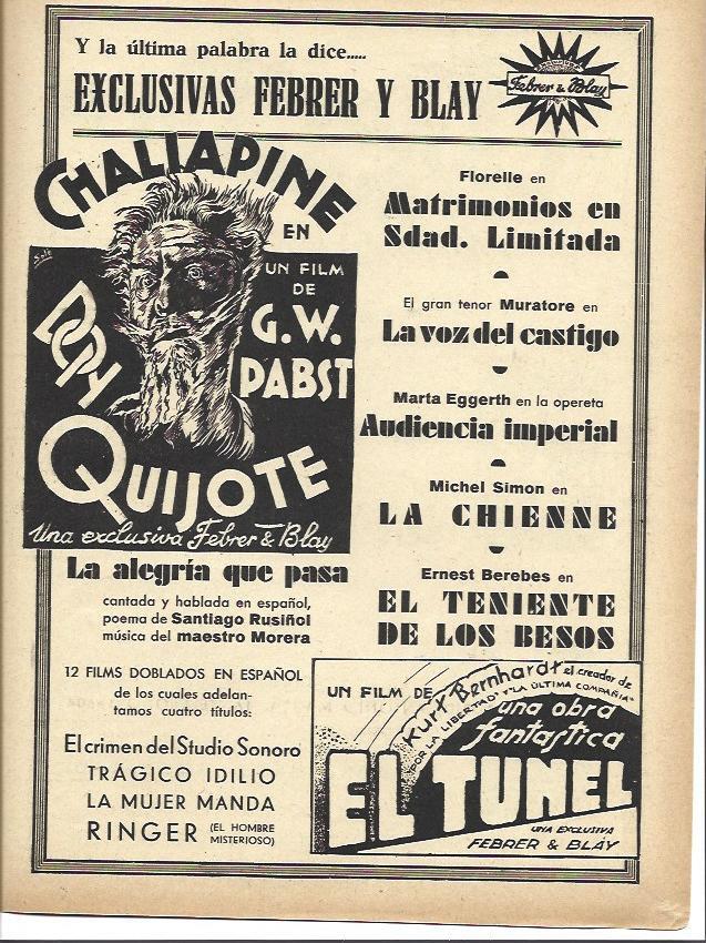 LAMINA 34141: Estrenos de Exclusivas Febrer y Blay