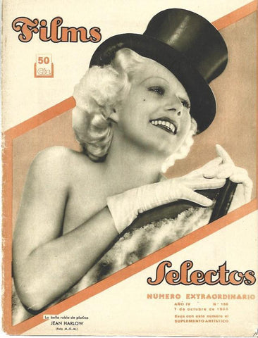 LAMINA 34138: Portada con Jean Harlow