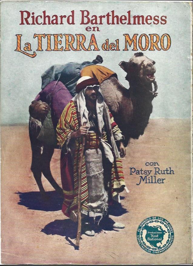 LAMINA 34134: Contraportada con La tierra del Moro