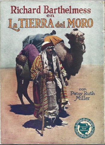 LAMINA 34134: Contraportada con La tierra del Moro