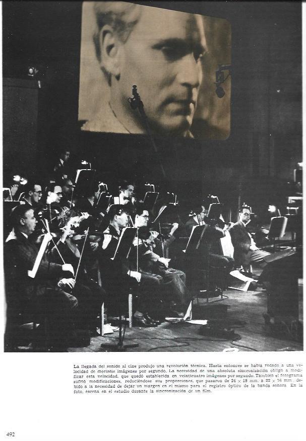 LAMINA 34060: Sincronizacion de un film con orquesta