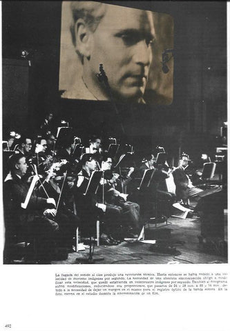 LAMINA 34060: Sincronizacion de un film con orquesta