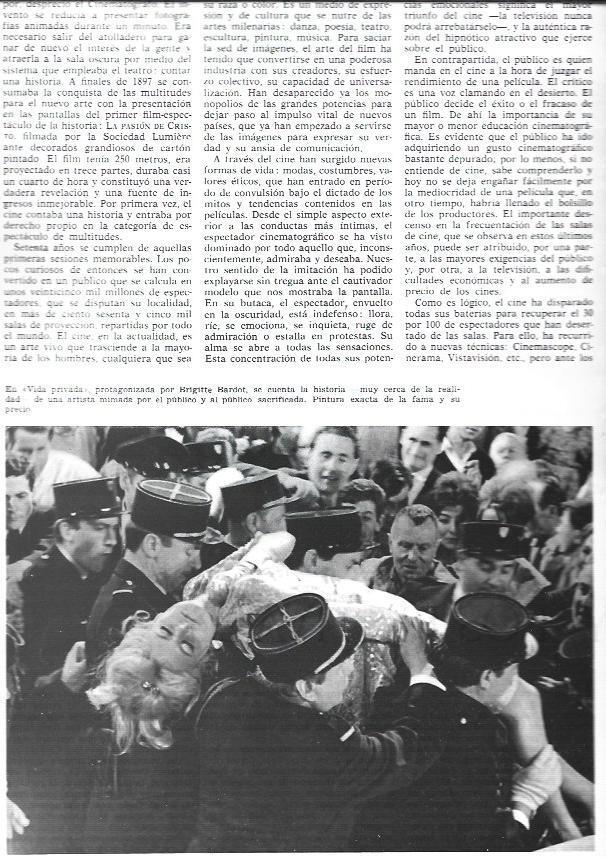 LAMINA 34069: Brigitte Bardor en Vida privada