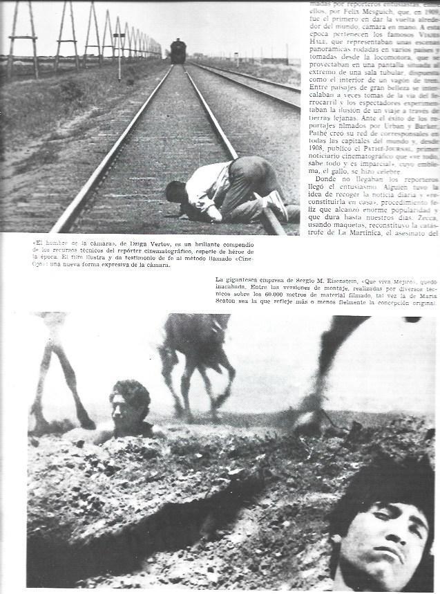 LAMINA 34046: El hombre de la camara y Que viva Mexico