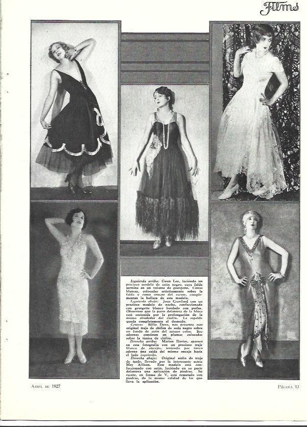 LAMINA 34092: Gwen Lee, Joan Crawford, Billie Dove, Marion Davies y May Alison