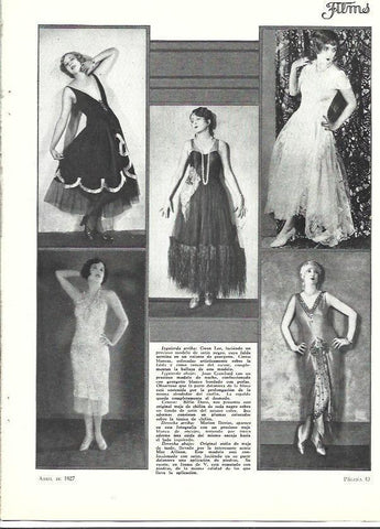 LAMINA 34092: Gwen Lee, Joan Crawford, Billie Dove, Marion Davies y May Alison