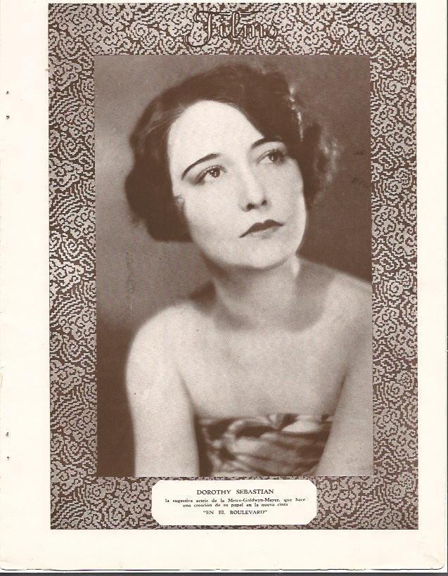 LAMINA 34078: Dorothy Sebastian