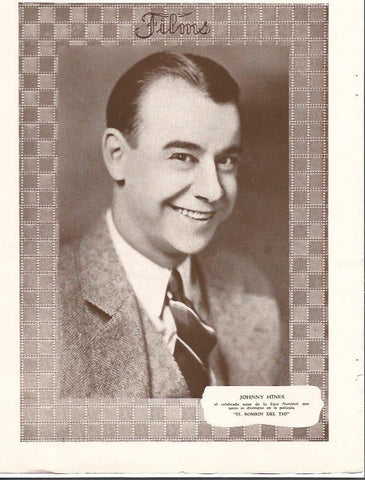 LAMINA 34077: Johnny Hines