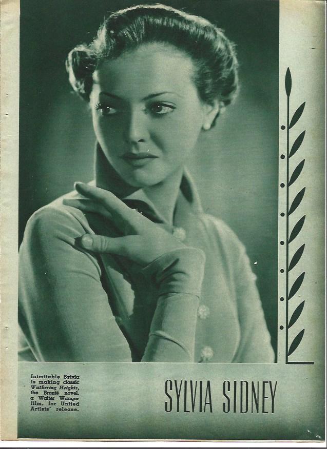 LAMINA 34252: Sylvia Sydney