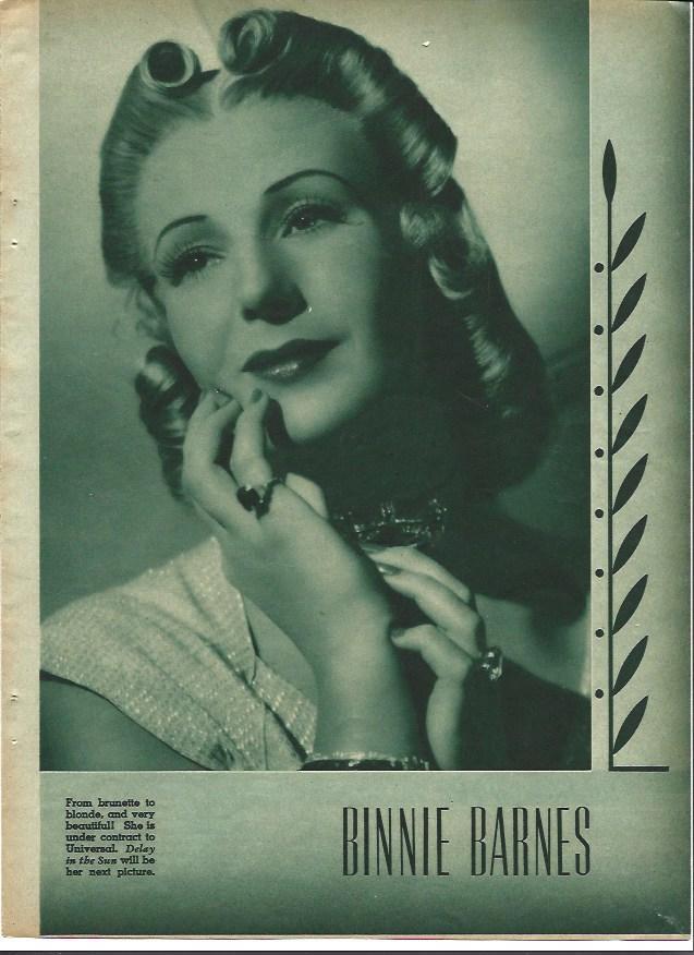 LAMINA 34251: Binnie Barnes