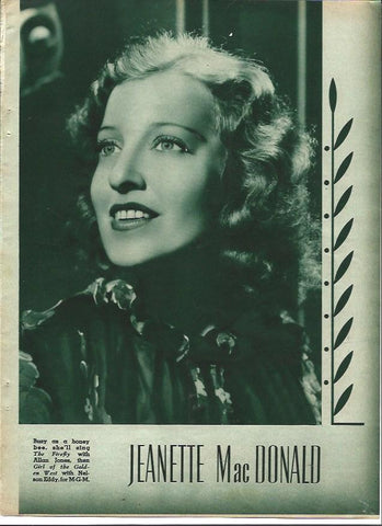 LAMINA 34250: Jeannete MacDonald