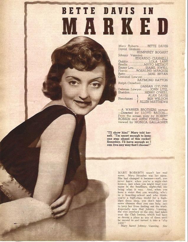 LAMINA 34244: Bette Davies en Marked Woman