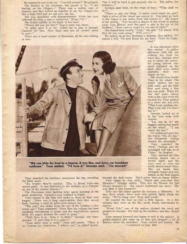 LAMINA 34235: Bing Crosby y Shirley Ross en Waikiki Wedding