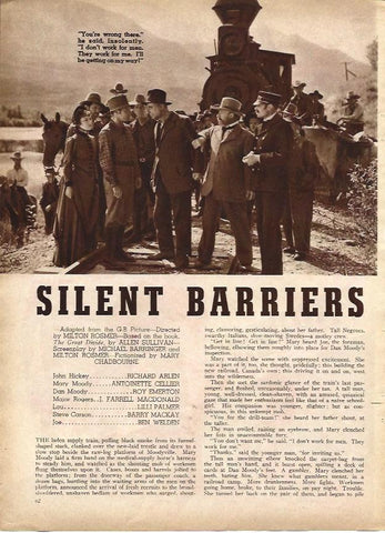 LAMINA 34255: Escena y reparto de Silent Barriers