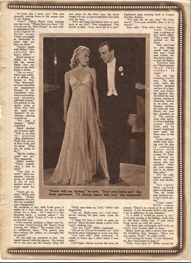 LAMINA 34273: Fred Astaire y Ginger Rogers en escena de Shall we dance