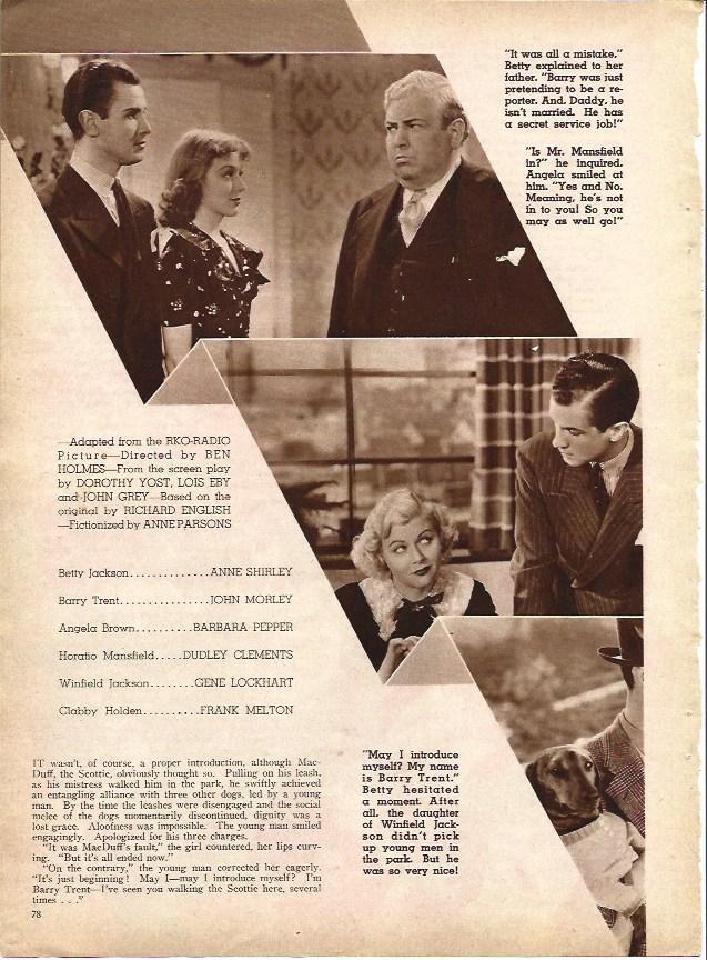 LAMINA 34263: Anne Shirley y John Morley
