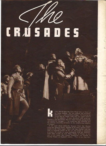 LAMINA 34175: Escena de Las Cruzadas