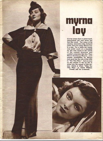 LAMINA 34171: Myrna Loy