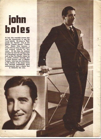 LAMINA 34170: John Boles
