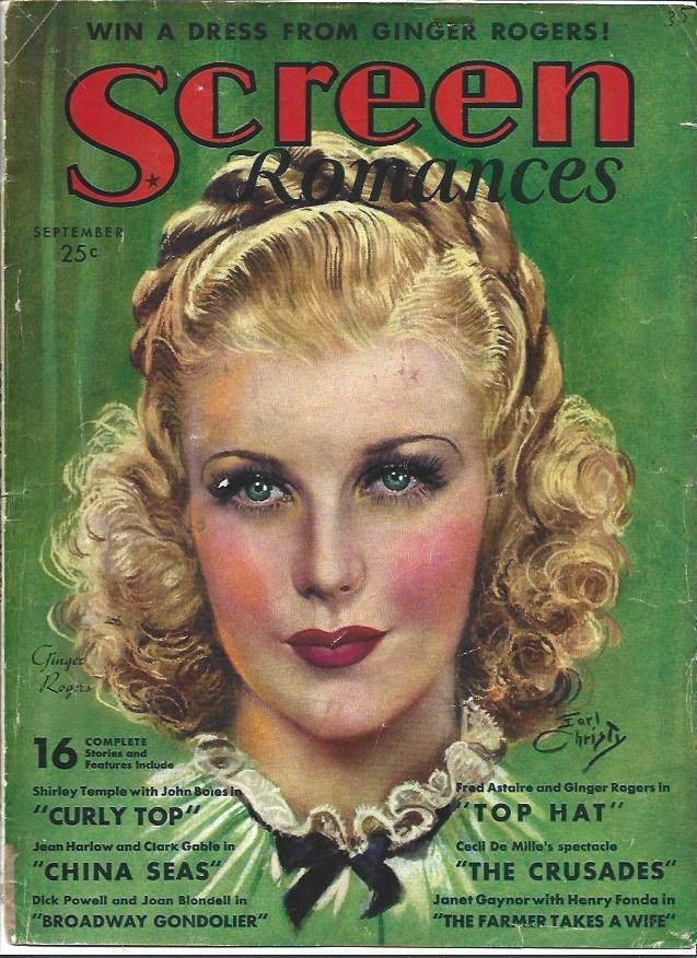 LAMINA 34167: Portada con Ginger Rogers