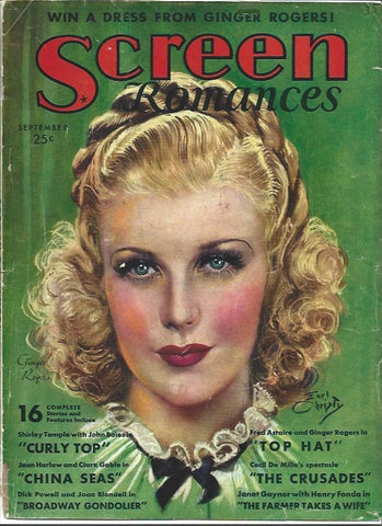 LAMINA 34167: Portada con Ginger Rogers