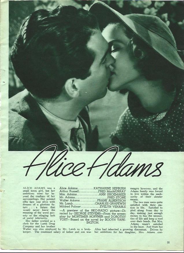 LAMINA 34192: Katherine Hepburn en Alice Adams