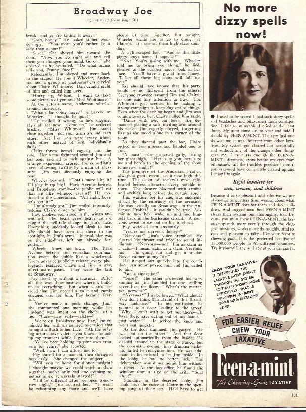 LAMINA 34218: Publicidad de Feen a mint