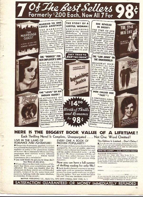 LAMINA 34215: Publicidad de Mayfair Publishing
