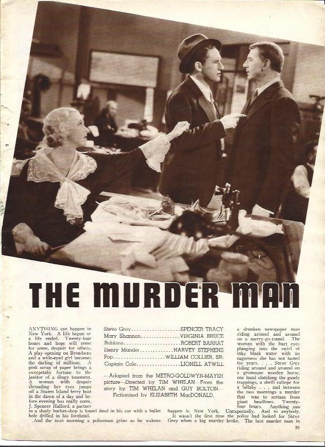 LAMINA 34196: Escena y reparto de The Murder Man
