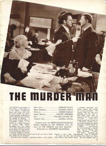 LAMINA 34196: Escena y reparto de The Murder Man