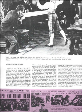 LAMINA 33878: Rodolfo Valentino en Sangre y arena