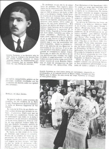 LAMINA 33877: Rodolfo Valentino en Los cuatro jinetes del Apocalipsis
