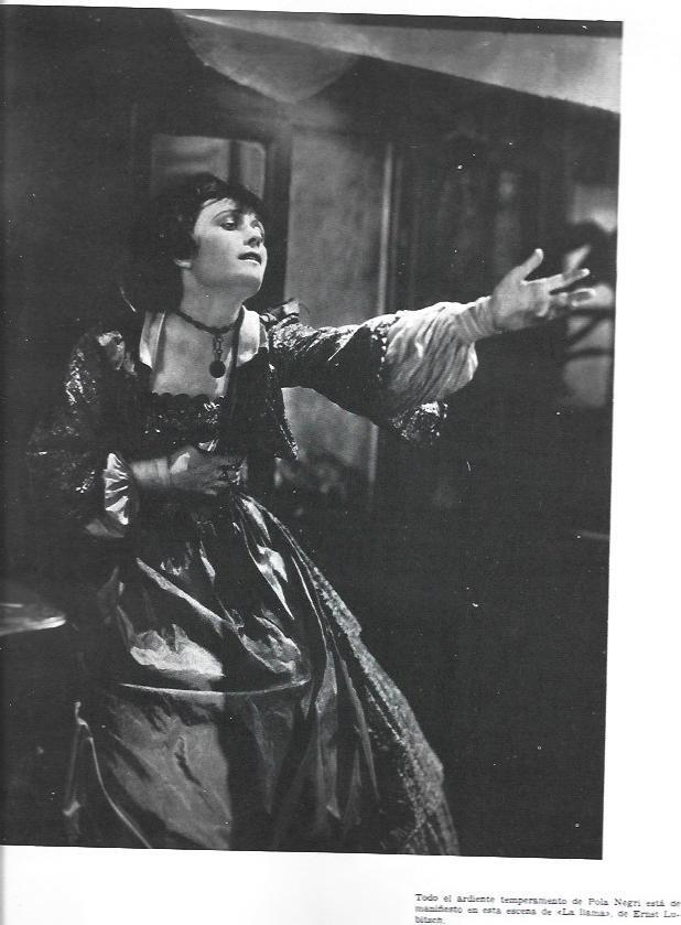 LAMINA 33875: Pola Negri en La Llama