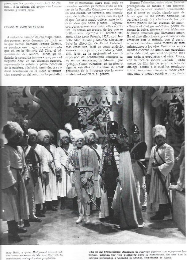 LAMINA 33885: Marlene Dietrich en Capricho Imperial