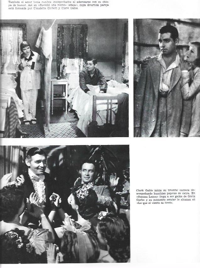LAMINA 33887: Claudette Colbert y Clark Gable en Sucedió una noche