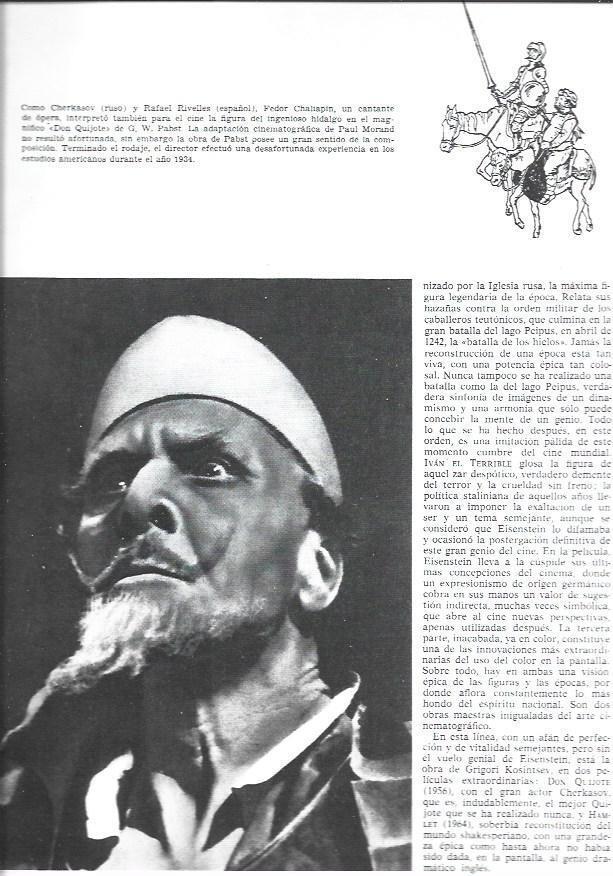 LAMINA 33912: Fedor Chaliapin como Don Quijote