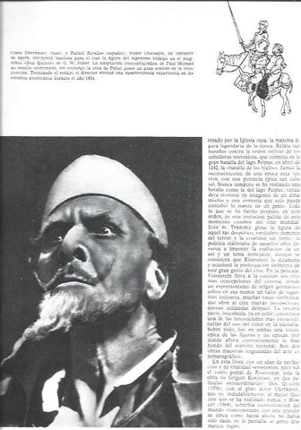 LAMINA 33912: Fedor Chaliapin como Don Quijote