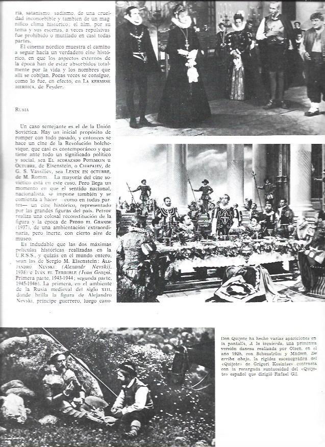 LAMINA 33911: Escena de Don Quijote por el cine de Dinamarca y por Rafael Gil