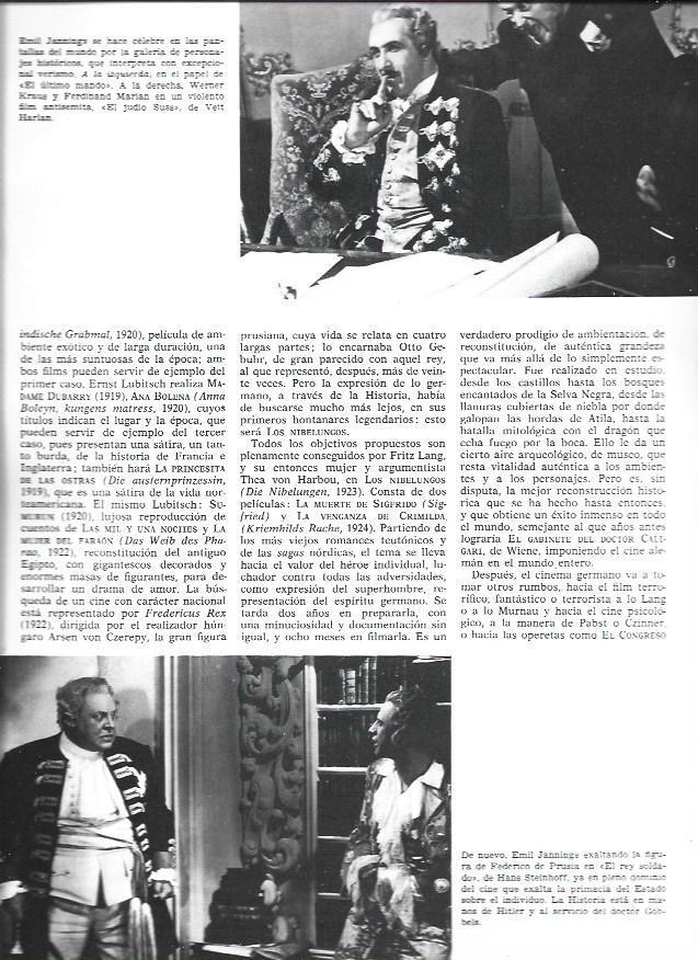 LAMINA 33908: Emil Jannings en El ultimo mando y El rey soldado