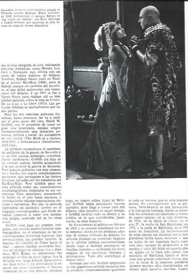 LAMINA 33905: Escena de La mujer del faraon con Emil Jannings