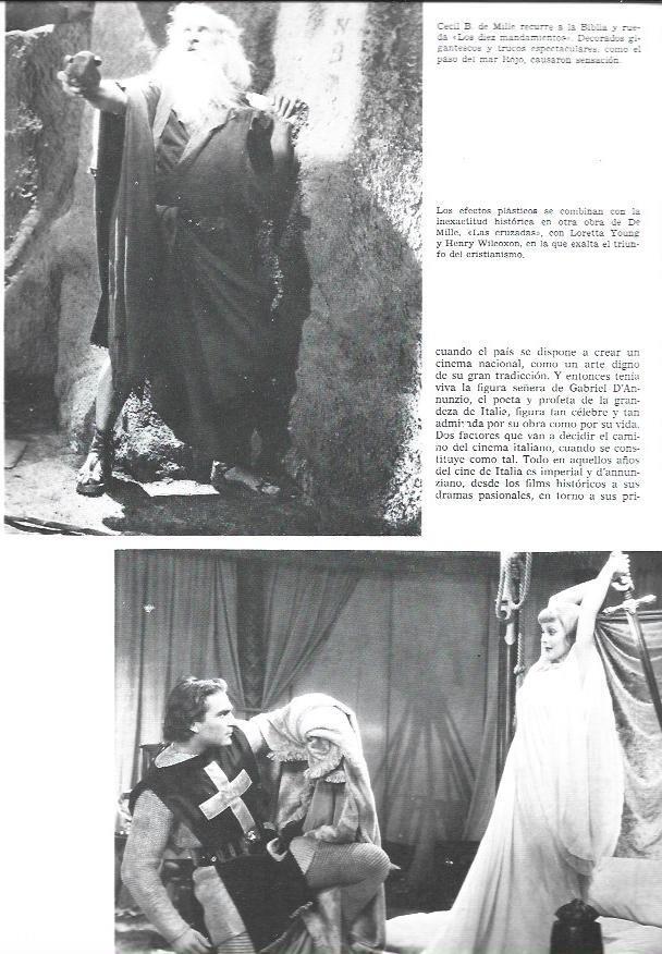LAMINA 33902: Escenas de Los Diez Mandamientos de Cecil B. de Mille y Las cruzadas