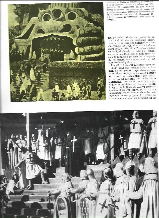 LAMINA 33898: Escena de Cabiria y de Jerusalen liberada