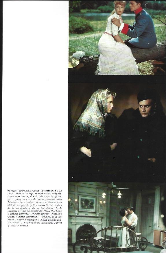LAMINA 33894: Romy Schneider , Yul Brynner y Paul Newman