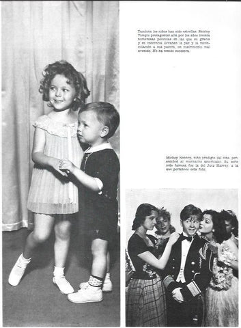LAMINA 33889: Shirley Temple y Mickey Rooney